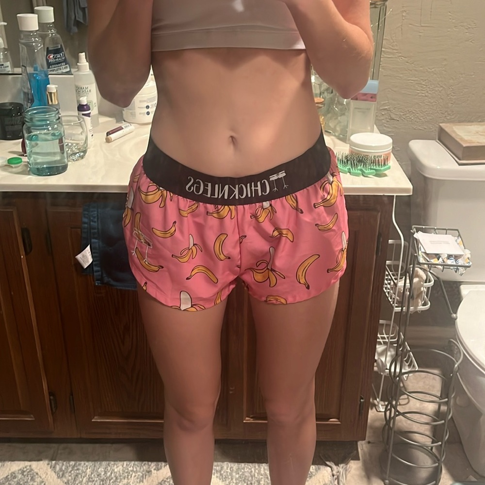 chickenlegs running shorts !